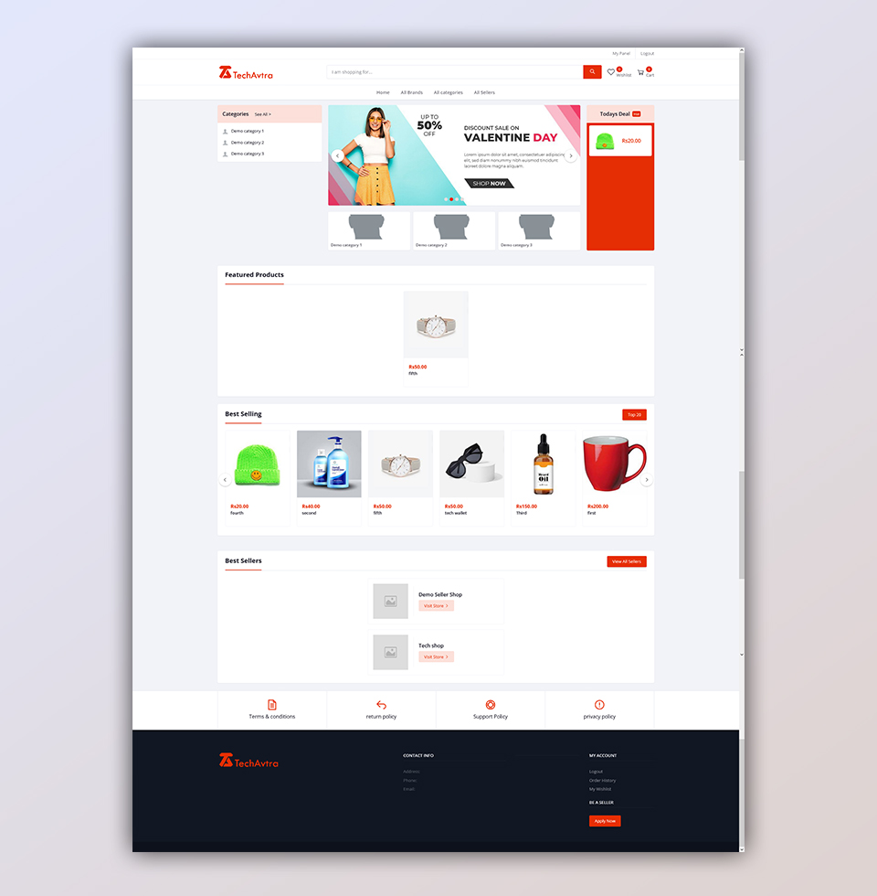 Techavtra online store